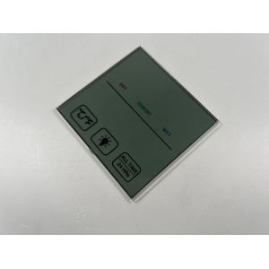 HTN Segment Code LCD White Blacklight Indoor Hygrograph Customizable Display