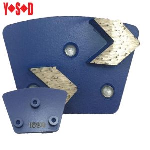 Wholesale Trapezoid Concrete Diamond Tools Three Arrow Seg Segment Thickness 10mm from china suppliers