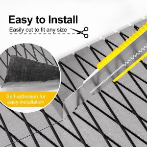 Yacht Boat Decking Faux Teak Sheet Marine Mat made of EVA Foam with 6mm