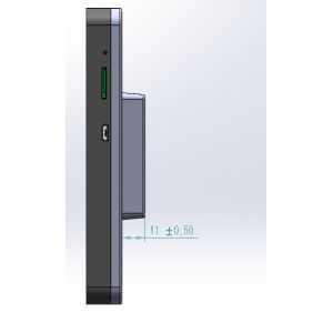 Customized Proximity Light Sensor Terminal 5 Inch Recessed Wall Android Touch