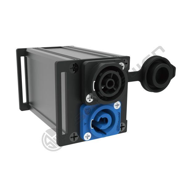 Powercon Connectors 2 X Power Strip Unit with Power Twist Input/output Power