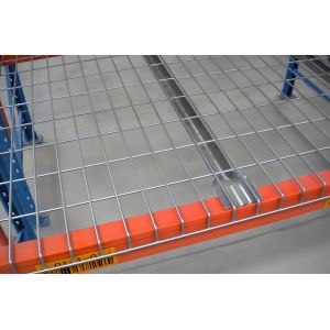Wholesale Metal Mesh Decking Welded Warehouse Storage Metal Mesh Wire Deck Panel For Step Beam from china suppliers