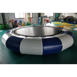Wholesale Adults 0.9mm PVC Custom Inflatable Floating Water Park Trampoline from china suppliers