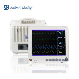 Multi Parameter Patient Monitor ECG HR RESP SPO2 NIBP Temp