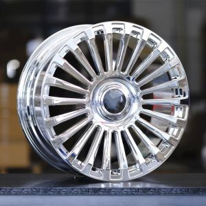 Custom forged wheels 22 23 24 inch rims polished chrome wheel for Mercedes GLS