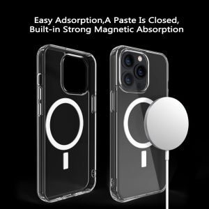 Resists Yellowing Scratches Magnetic Magsafe Phone Case Shockproof For iPhone 16