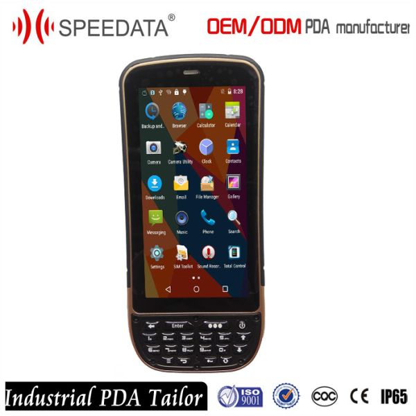 Quality Waterproof Handheld Pda Barcode Scanner Touch Screen With 8MP Camera for sale