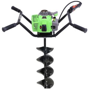 Screw type Power auger post hole digger gas powered for digging holes