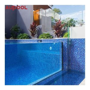 High Surface Hardness Acrylic Glass Swimming Pool in Prefabricated Shipping