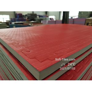 Cross Pattern EVA PE Gym Foam Mat Non Toxic For Judo Taekwondo