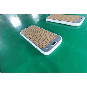 Drop Stitch Material Inflatable Pontoon Boat Jetski Dock Lake Floating Platform