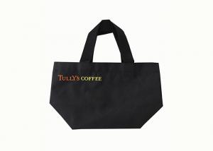 Wholesale Black Embroidery 600D Polyester Tote Bags AZO Free Polyester Reusable Bags from china suppliers