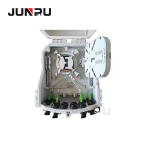 JUNPU Outdoor Fiber Distribution Box 8 core with SC Adapter and pigtails