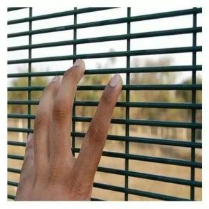 358 Security Wire Mesh Fence Plastic Coating With 4.0mm - 5.0mm Wire PVC Coating
