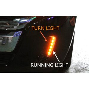 Wholesale Outside White LED Running lamp , Daytime running lamp with turn light from china suppliers