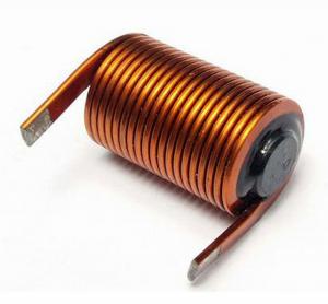 China Ferrite Rod Core High Frequency Choke Coil Inductor Air Coils With Flat Wire on sale