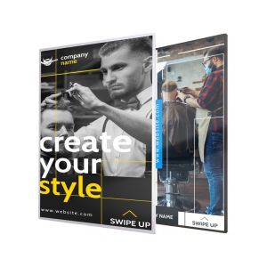 Indoor Advertising LED Light Box with Ultra Thin Design and Wall Mounted