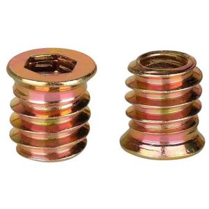 Titanium Galvanized Finish Furniture Insert Furniture Nutstraight Through