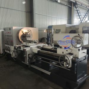 QK1332 Big Bore CNC Pipe Threading Lathe Machine 800mm Swing