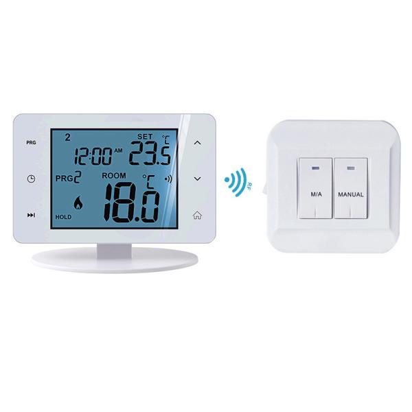 Quality IOS And Android App RF Room Thermostat With LCD Touch Screen Display for sale