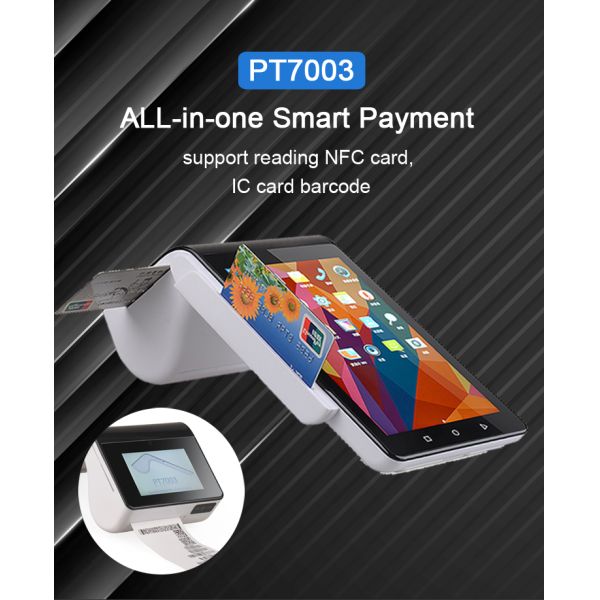 Contactless Card Reader Android Handheld POS System Device 16G ODM