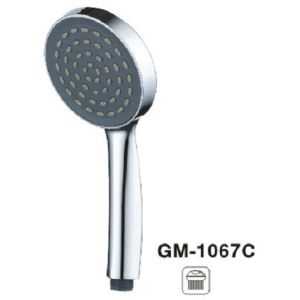 Single Function Roundface Shower Head And Hand Held Chrome Rain Shower Head ODM