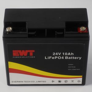 EWT 24V 10AH Lifepo4 Battery Pack For Solar System