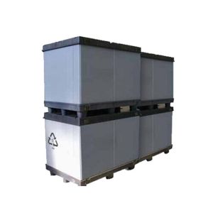 Automotive battery packaging Logistic stackable storage recycle plastic pallet