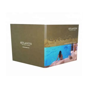 Art Paper LCD Video Business Cards With Rechargeable 500-3000MAh 4GB Memory