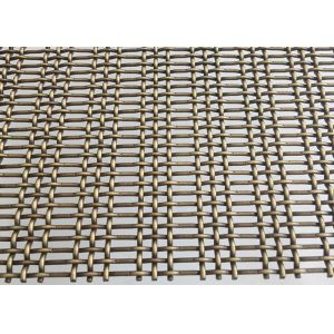 3.6mm Crimp Screen Wire Architectural Metal Mesh 1.5m Width