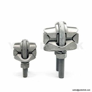 LC52AX Parallel Groove Aluminum Clamp Single Center 3/8 Bolt