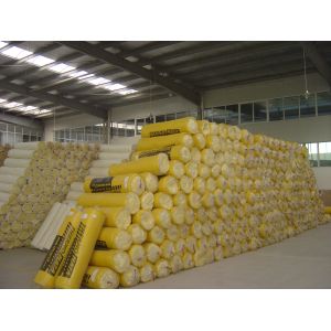 Building Insulation Glass Wool Blanket For Prefabricated Houses