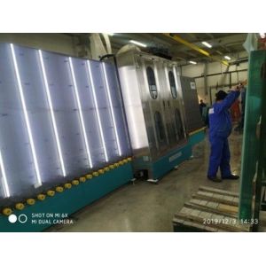 Automatic Vertical Glass Washer and Fully automatic glass cutting machine