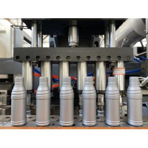 100ml - 350ml HDPE Bottle Making Machine Extrusion 6 Cavity Blowing Machine