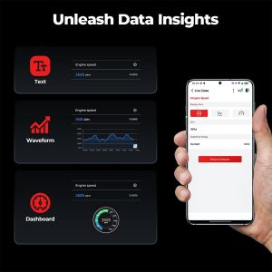 TOPDON TopScan PRO Mid-level Diagnostic Tool 13 Reset Functions I/M Readiness,