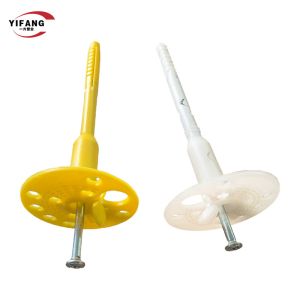 Plastic Insulation Fixing Anchors For Fastening Foam Polystyrene And Mineral