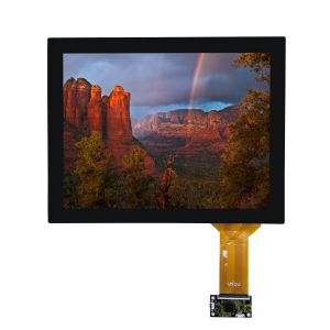 12.1 Inch CTP 1024X768 LVDS Interface TFT LCD Screen Module IPS Viewing With T