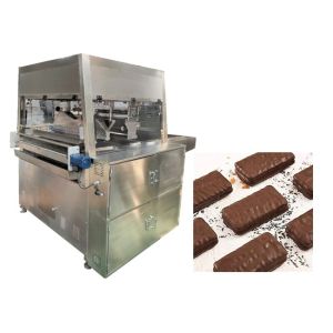 Wholesale 900mm Food Grade 304SS Chocolate Enrobing Machine Three Temperature Zone from china suppliers