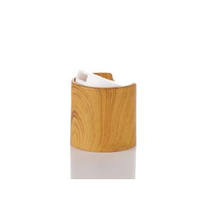 Bamboo Surface Plastic Bottle Caps Recyclable Environment Friendly