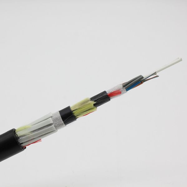 Triple Jacket 48 Core ADSS Fiber Optic Cable Single Mode G652D FRP 2.5mm 100m