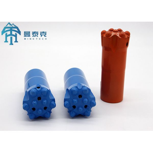 Alloy Steel 64mm T38 Thread Button Bit with Spherical and Ballistic Shape for