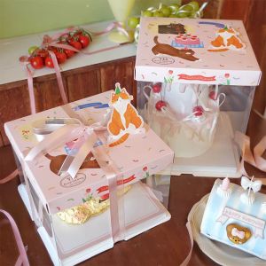 Custom Made Cake Packaging Boxes With Printing And CMYK / Pantone