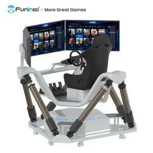 Wholesale Hot Sale Racing Car Simulator with Three Screen Unleash the Full Potential of Your Entertainment Space with Innovative 9D Virtual Reality Cinema from china suppliers