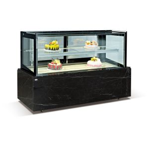 ISO Antiwear Cake Display Showcase , Multipurpose Patisserie Display Fridge