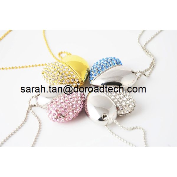 Heart Shape Jewelry USB Flash Drives