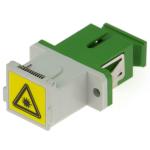 FTTH FTTB SM MM SC To SC Simplex Adapter Flangeless FTTX Network With Shutter
