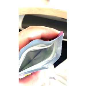 Soft Touch Smell Proof Stand Up Pouches Edible Packaging Child Resistant Printed