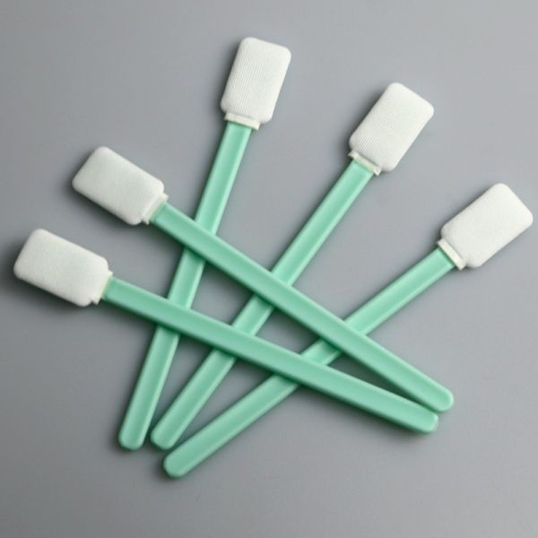 Quality 125mm Knitted Rectangle TOC Analysis Polyester Sampling Validation Swab for sale