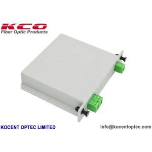 LGX Type 1x2 Fiber Optic Splitter with SC/APC Connector for FTTH FTTA Featuring