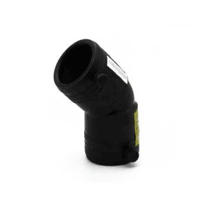 China MDPE DN32-DN315 PE SDR11 Electrofusion 45 Degree Elbow Fitting on sale